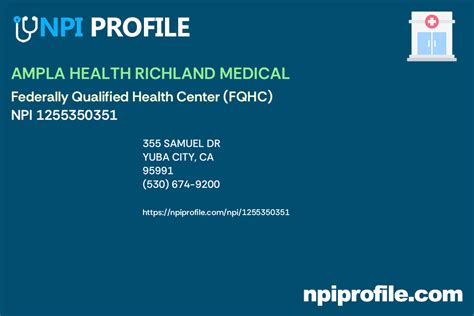 AMPLA HEALTH YUBA CITY MEDICAL NPI .